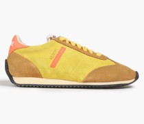 70s Runner Sneakers aus Shell mit Velourslederbesatz