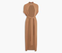 Fenella Cape aus Kaschmir mit Gürtel S