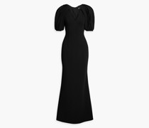 Geraffte Robe aus Crêpe