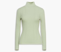 Lilian Rollkragenpullover aus einer gerippten Lyocellmischung