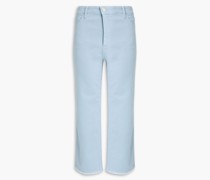 Needra hoch sitzende Cropped Jeans mit geradem Bein