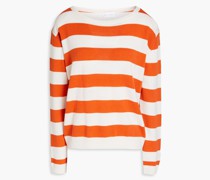 Gullholmen Pullover au einer Merinowoll-Kachmirmichung mit treifen