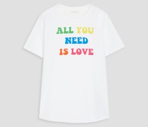 T-Shirt aus Baumwoll-Jersey mit Print