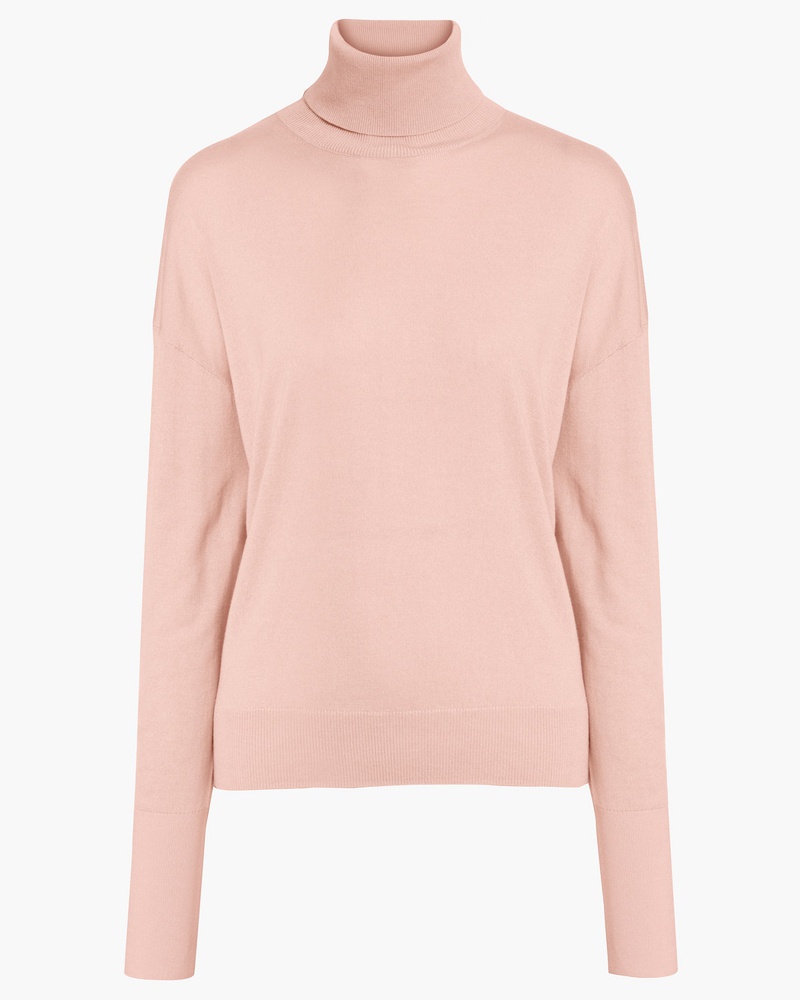 Proenza Schouler Damen Rollkragenpullover aus einer Seidenmischung S