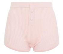 Shorts aus Rippstrick