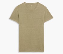T-Shirt aus Jersey aus Leinen-Baumwollmischung XL
