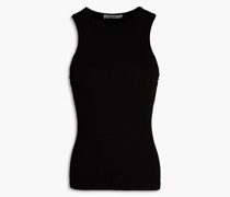 Tanktop aus Jersey inWaffelstrick