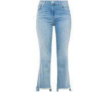 Selena halbhohe Cropped Bootcut-Jeans