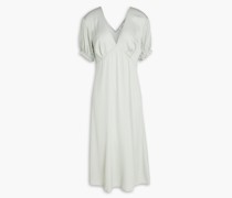 Karow Midikleid aus Jacquard mit Raffung S