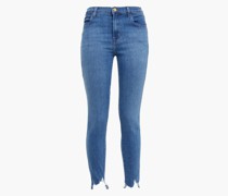 Maria halbhohe Cropped Skinny Jeans inDistressed-Optik 24