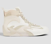 High-Top-Sneakers aus Shell