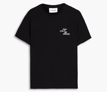 T-Shirt aus Baumwoll-Jersey mit Print L