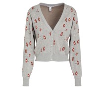 Cardigan aus Baumwoll-Jacquard