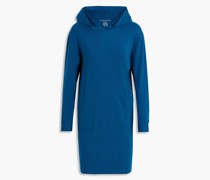 Minikleid aus Fleece mit Kapuze 1