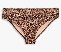 Provence halbhohes Bikini-Höschen mit Leopardenprint