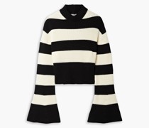 Aice Cropped Puover aus Baumwoe mit Streifen