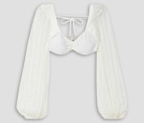 Bikini-Oberteil aus Mesh