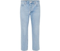 The Low Slung cropped mid-rise straight-leg jeans 24