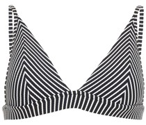 Go Overboard Geripptes Triangel-bikini-oberteil mit Streifen
