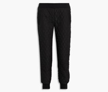 Karottenhose aus gestepptem Shell