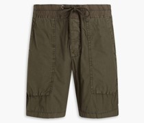 Shorts aus Baumwoll-Ripstop