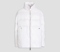 Oversized-Daunenjacke aus gestepptem Shell 0
