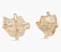 Ohrringe aus 14 KT. Gold mit Granat