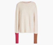 Pullover aus einer Woll-Kaschmirmischung inColour-Block-Optik