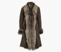 Mantel aus Shearling