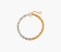 Silberund goldfarbene Kette
