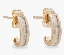 Ohrringe aus 14 KT. Gold mit Diamanten