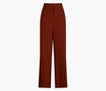 Galen Hose mit geradem Bein aus Twill aus einer Wollmischung