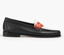 Loafers aus Leder inColour-Block-Optik