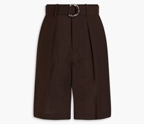 Shorts aus Baumwoll-Crêpe L