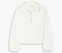 Skyar Sweatshirt aus Baumwofrottee mit habangem Reißverschuss
