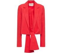 Cataline Blazer aus einer Tencel-Leinenmischung mit Knotendetail