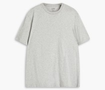 T-Shirt aus meliertem Pima-Baumwoll-Jersey S