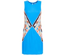 Bedrucktes Minikleid aus Stretch-Jersey