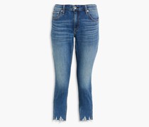 Cate halbhohe Cropped Skinny Jeans 25