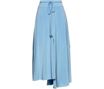 Evie asymmetrischer Midirock aus Stretch-Jersey