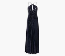 Maya Robe aus elastischem Tüll mit Cut-outs und Pailletten