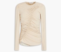 Gerafftes Top aus Stretch-Jersey mit -Effekt