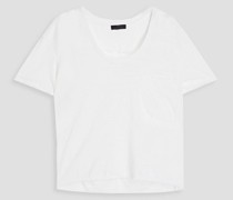 T-Shirt aus Jersey it Flagarneffekt