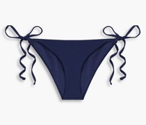 Tief sitzendes Bikini-Höschen aus Stretch-Piqué