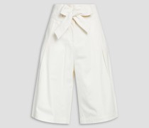 Shorts aus Popeline aus einer Baumwollmischung