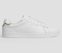 Stacey Sneakers aus Leder mit Schlangeneffekt