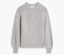 Oversized-Pullover aus einer Woll-Kaschmirmischung