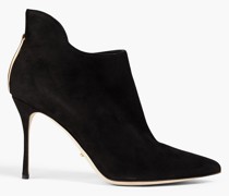 Blink 090 Ankle Boots aus Veloursleder mit Cut-outs