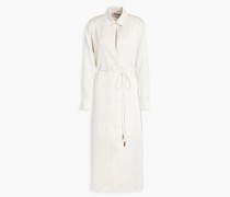 Charlotte Hemdkleid inMidilänge aus glänzendem Crêpe