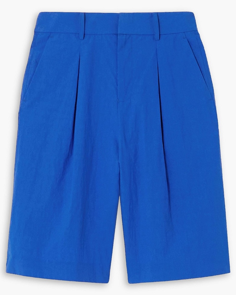 Jason Wu Damen Plissierte Shorts aus Baumwolle inKnitteroptik